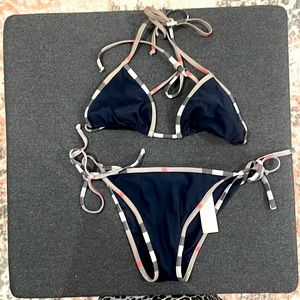 Burberry size small string bikini
